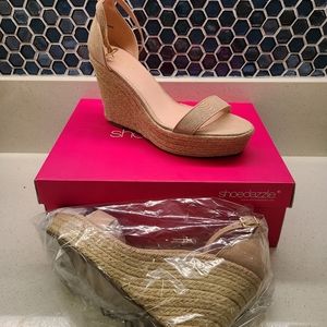 Shoe dazzle wedges pink